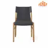 Leather PU Chair Solid Wood Chair RDC22182