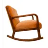 Accent Chairs Furniture Rocking Leisure Chair Single Seater Fabric Rocking Chair