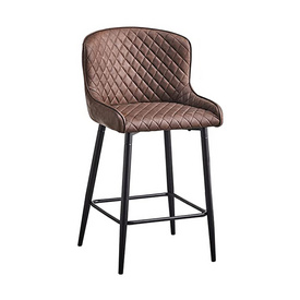 Leather Bar Stools With Backs--FYC083