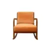 Accent Chairs Furniture Armrest leisure Chair Single Seater Velvet Chair Brown Living room chair