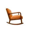 Accent Chairs Furniture Armrest leisure Chair Single Seater Velvet Chair Brown Living room chair