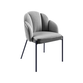 Grey Fabric Dining Chairs--HYC373