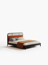 wabi-sabi double bed