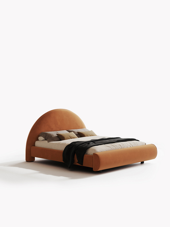 wabi-sabi double bed