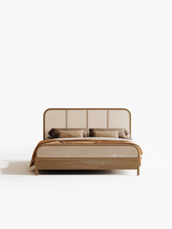 wabi-sabi double bed