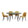 Round Extension Dining Table--FYA098