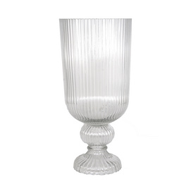 ITEM#:RC130216-D9.3x20" Flower Vase -SIZE:23.6 * 23.6 * 50CM-MATERIAL:100% Glass-PACKING:1/2/0.07655CBM