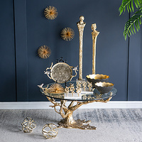 Contemporary Aluminum Coffee Table Set