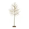 ITEM#:SA12660CE-31.5x31.5x59" Tree With String Lights-SIZE:80 * 80 * 150.1CM-MATERIAL:70% Plastic,30% Brass Wire-PACKING:1/4/0.08982CBM