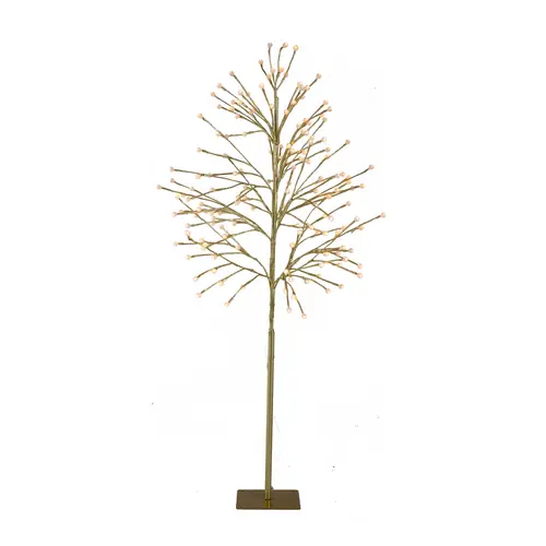 ITEM#:SA12660CE-31.5x31.5x59" Tree With String Lights-SIZE:80 * 80 * 150.1CM-MATERIAL:70% Plastic,30% Brass Wire-PACKING:1/4/0.08982CBM