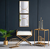 ITEM#:GB96198-S/8 Contemporary Home Decorative Collection -SIZE:0CM-MATERIAL:60% Iron,20% Mdf,10% Mirror,5% Plastic,5% Cushion-PACKING:0/1/0.2157CBM