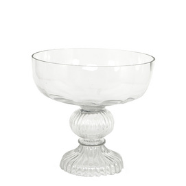 ITEM#:RC130200-D12.5x11.5" Flower Vase -SIZE:32 * 32 * 29.5CM-MATERIAL:100% Glass-PACKING:1/2/0.083CBM