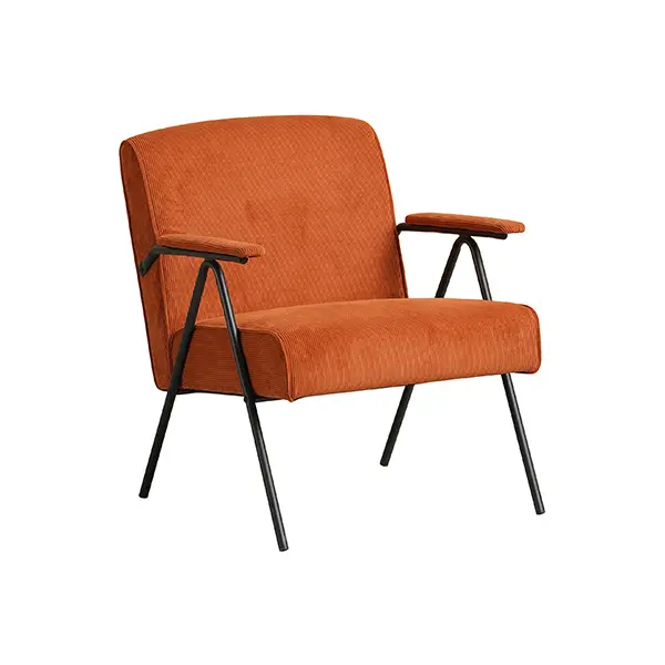 Burnt orange armchair hot sale