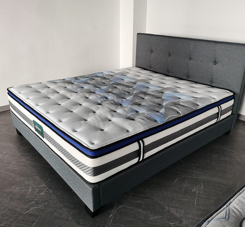 Zebra pattern pocket spring mattress