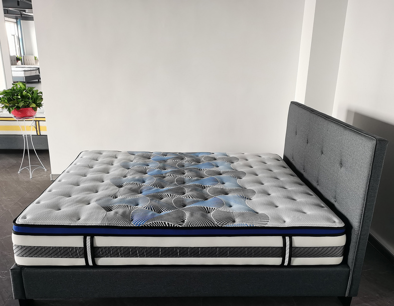 Zebra pattern pocket spring mattress