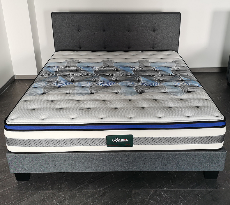 Zebra pattern pocket spring mattress