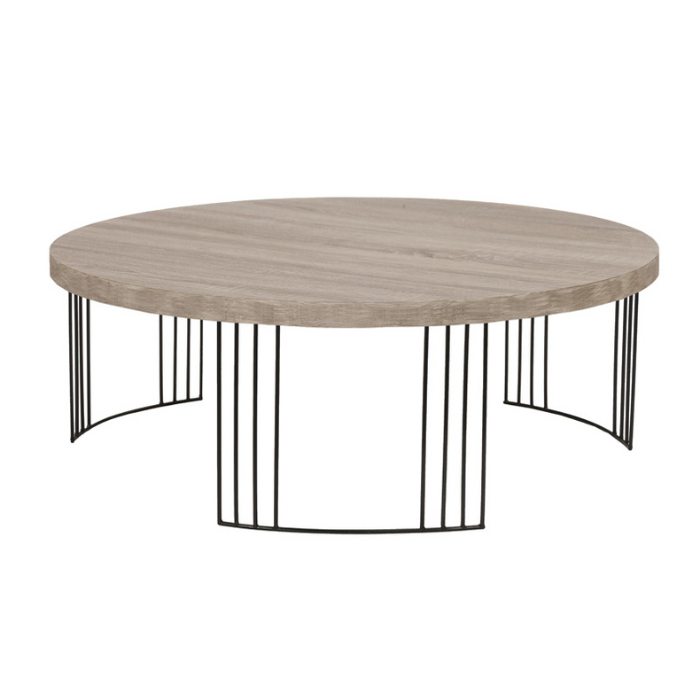 JF425KD-OV Coffee table combination of light grey oak and black