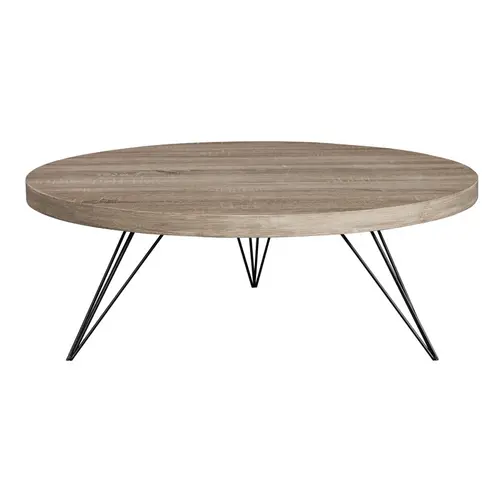 JF416KD-OV Coffee table combination of light grey oak and black
