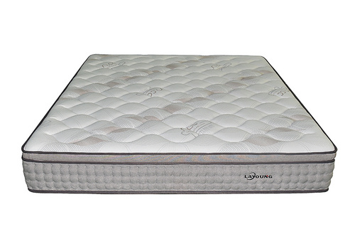 naturally  colour organic cotton  fabric pocket spring mattress