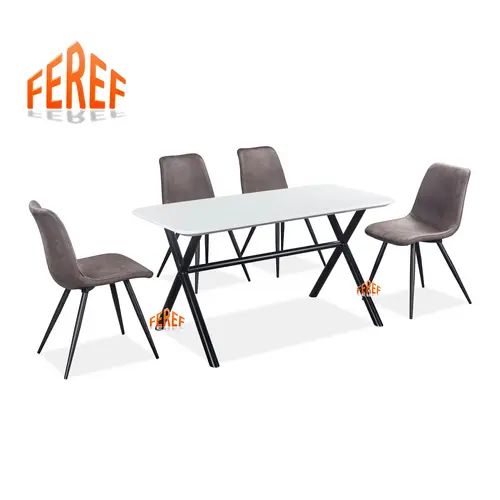 high gloss white dining table with chairs