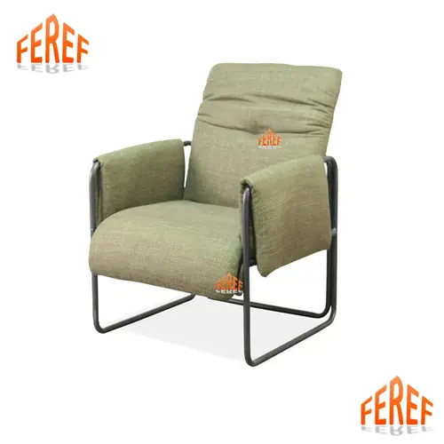 steel frame arm chair