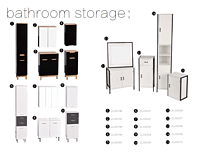 Bathroom storage