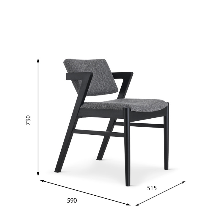 Placer chair with rotatable backrest