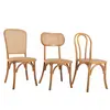 Hebei Wholesale Furniture Wood Legs Nordic Solid No Armrest Chair Wooden Dinning Chairs