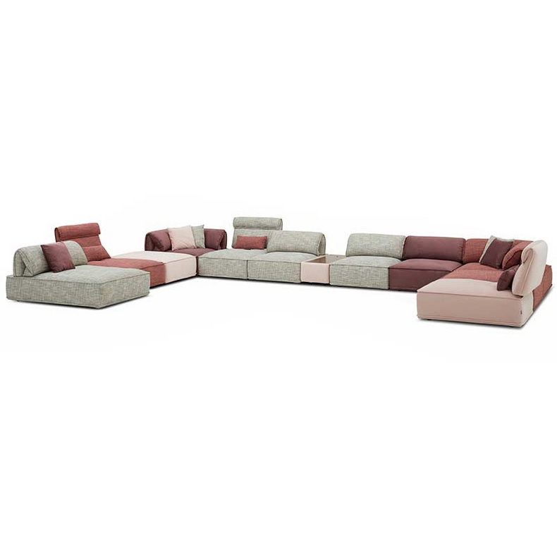 KF.2083-Euro Contemporary Stationary Sofa