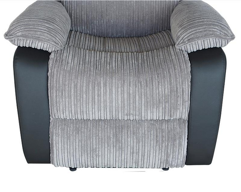 Modern Fabric&PU Recliner Sofa Set,3S+2S+1S,comfortable fabric material