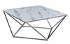 stainless steel frame marble top coffee table CT-4047
