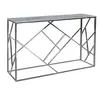 marble or glass top stainless steel console table DT-1525