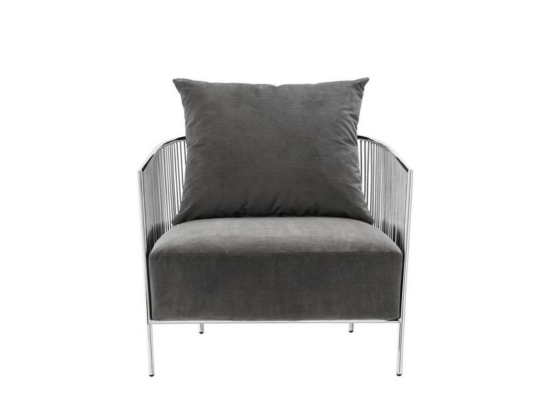 velvet arm rotatable sofa chair BC-n-2