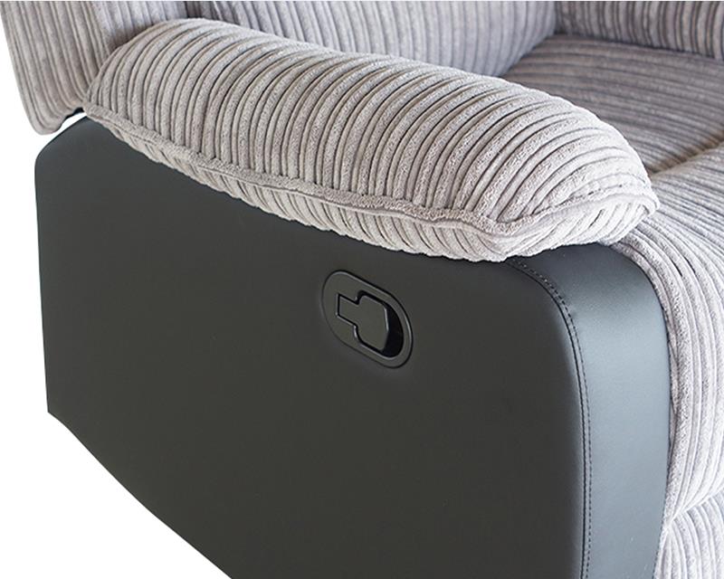 Modern Fabric&PU Recliner Sofa Set,3S+2S+1S,comfortable fabric material