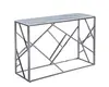 marble or glass top stainless steel console table DT-1525