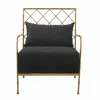 Velet seat and back stainless steel base sofa chair BC-2013
