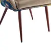 ESOU Velvet Leisure Chair with Metal Transfer Paper Legs DC-2139