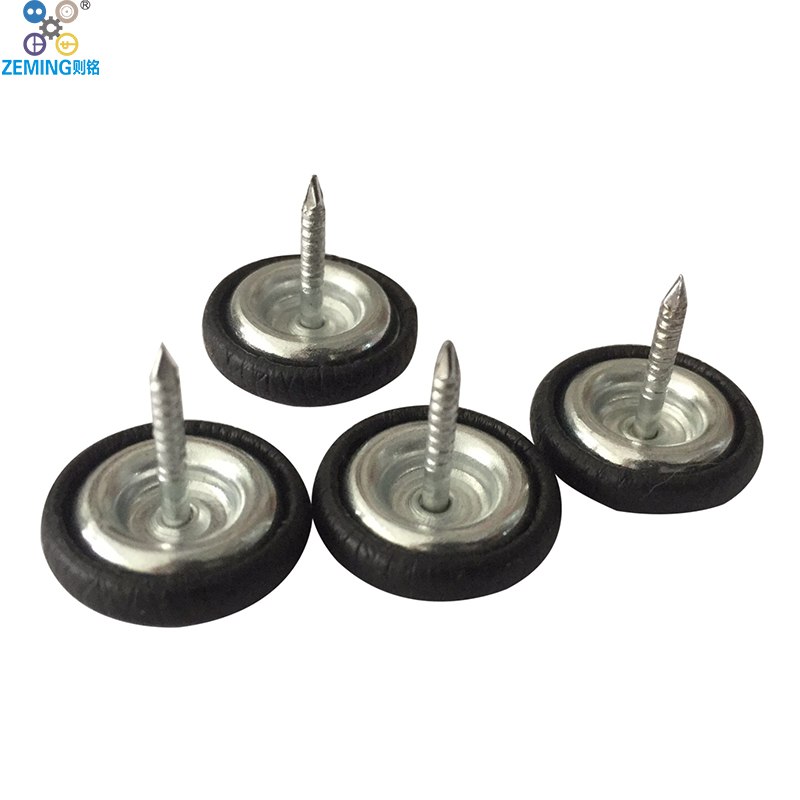 Fabric Covered Button With Nail