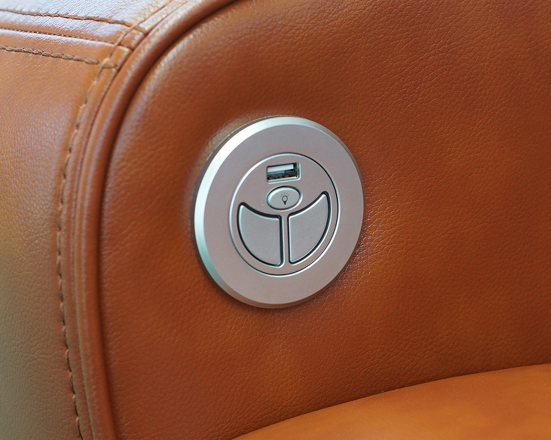 Model Electric Sectional Recliner Sofa,with wireless charge