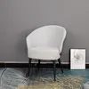 ESOU Velvet Fabric Powder Coated Metal Leg Leisure Chair DC-2160