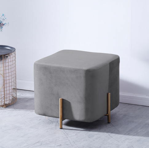 Nordic simple stainless steel stool
