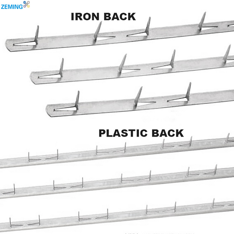 Flexible metal tacking strip