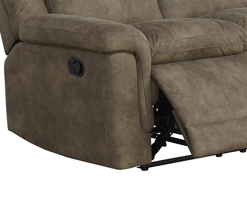 3S+2S+1S, microfiber manual recliner sofa set