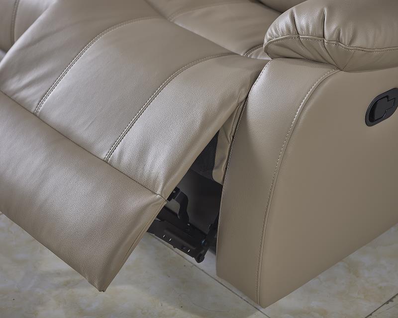 Air Leather manual recliner sofa set
