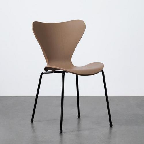 beautiful plastic chair with metal leg