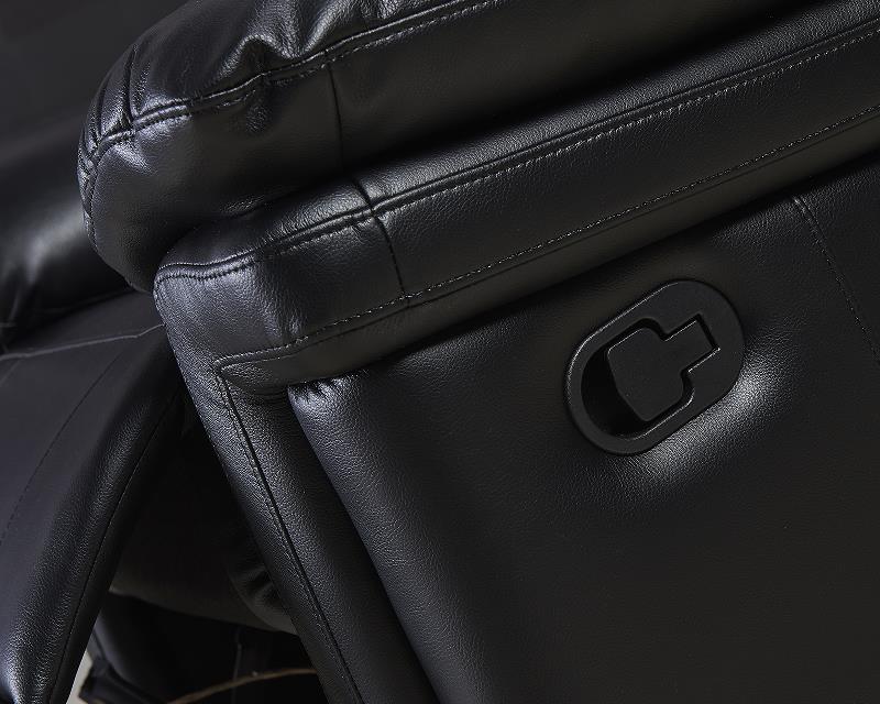 3S+2S+1S, Air Leather manual recliner sofa set