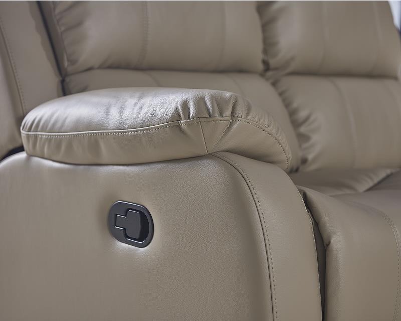 Air Leather manual recliner sofa set