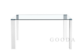 Dining TableT-808, tempered glass table