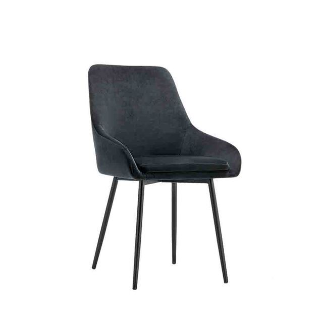 ESOU Velvet Dining Chair with Powder Coated Legs DC-1990A