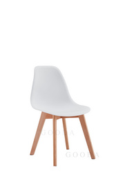 Dining Chair,plastic chair,wood leg P-246